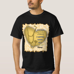 Yellow Heart ObGyn Nurse T-Shirt