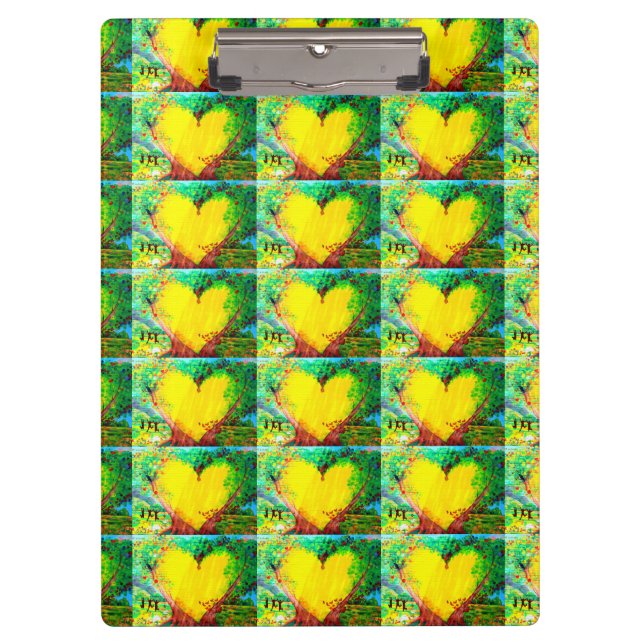 yellow hearts clipboard (Front)