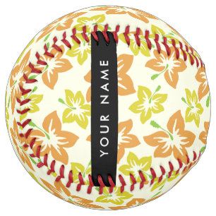 Yellow Hibiscus, Orange Hibiscus, Your Name Softball