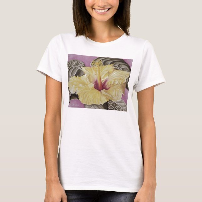 Yellow Hibiscus T-Shirt (Front)