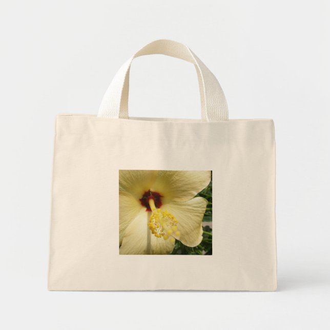 Yellow Hibiscus Tote Bag (Front)