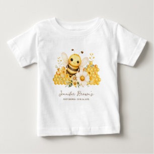 Yellow Honey Bee cute baby shower T-Shirt
