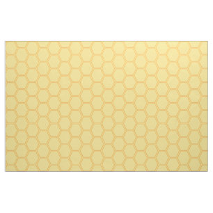 Yellow honey comb fabric