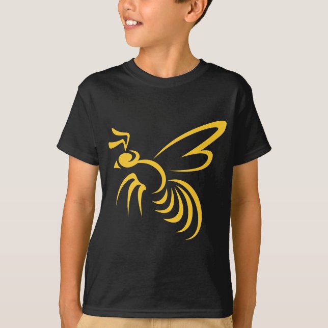 Yellow Hornet Logo T-Shirt (Front)