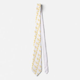 Yellow Hornet Logo Tie