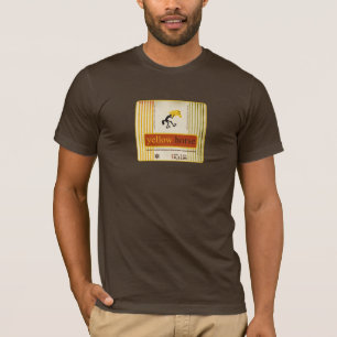 Yellow Horse Men's American Apparel Brown T-Shirt