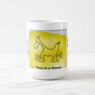 Yellow Horse Mug