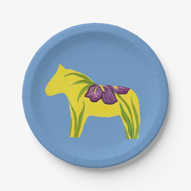 Yellow Horse Plate (Front)