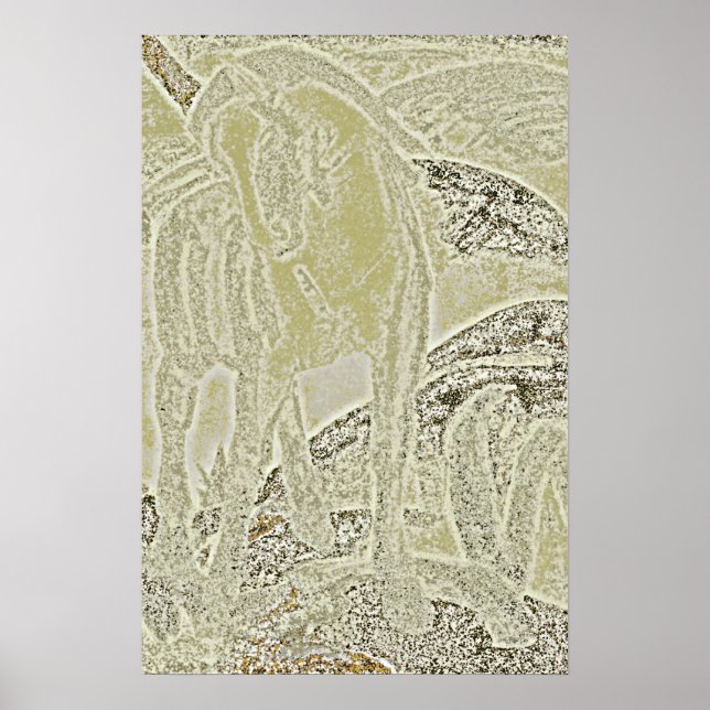 yellow horse poster (Front)