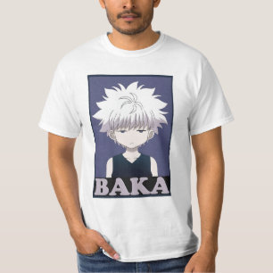 " Yellow Hunter X Hunter Killua Zoldyck Baka " T-Shirt