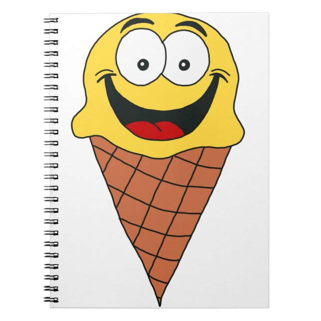 Yellow Ice Cream Notebook (Front)