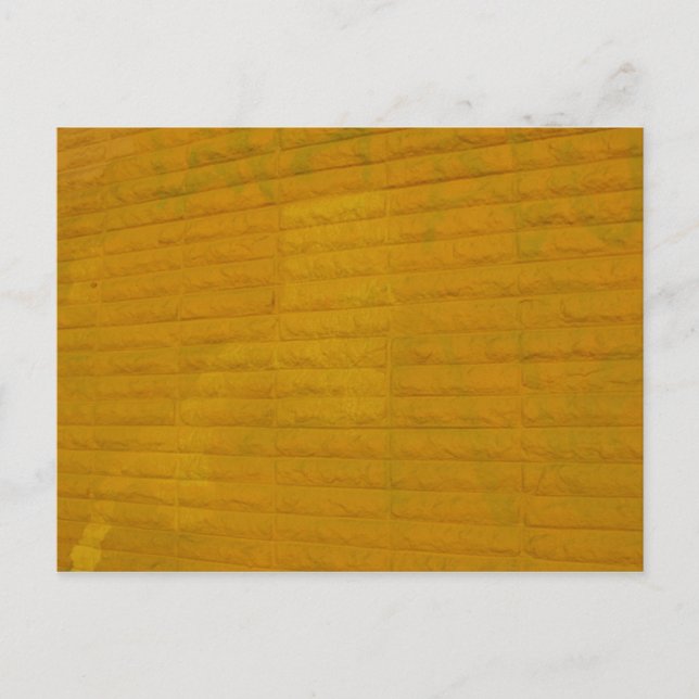 yellow in the city postcard (Front)