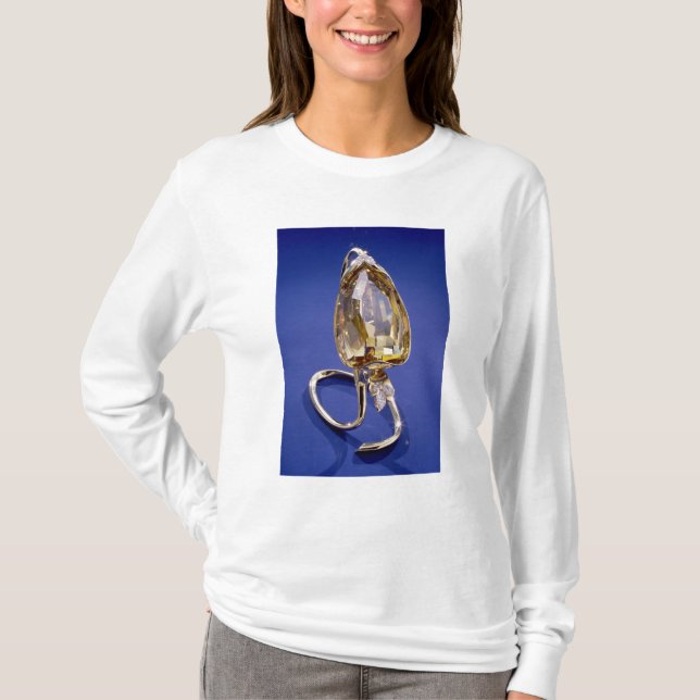 Yellow 'Incomparable' diamond in a gold setting T-Shirt (Front)