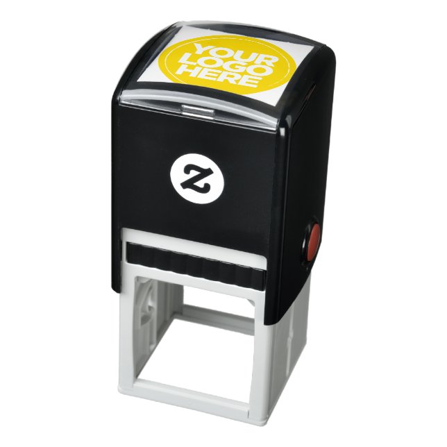 YELLOW INK Custom Business Logo Professional Self-inking Stamp (Product)