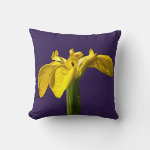 Yellow Iris Cushion