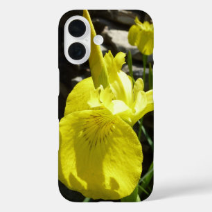 Yellow Irises Bright Spring Floral iPhone 16 Case