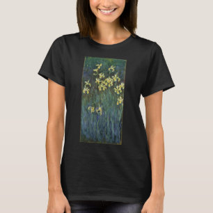 Yellow Irises by Claude Monet, Vintage Fine Art T-Shirt