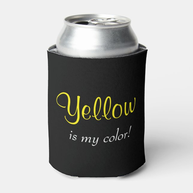 Yellow Is My Colour  Can Cooler (Can Front)