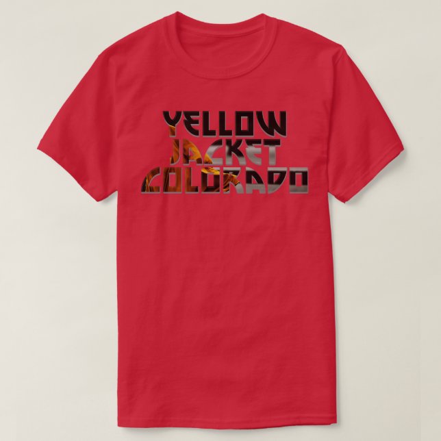 Yellow Jacket Colorado T-Shirt (Design Front)