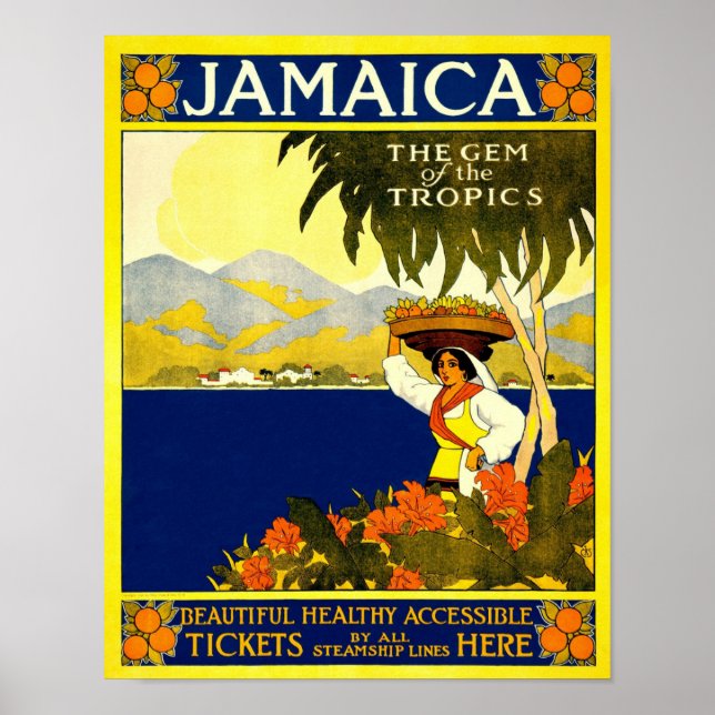 Yellow Jamaica Poster (Front)