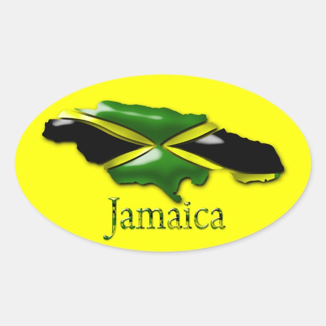 Yellow Jamaica Sticker (Front)