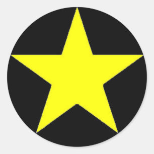 Yellow Jammer Star Sticker