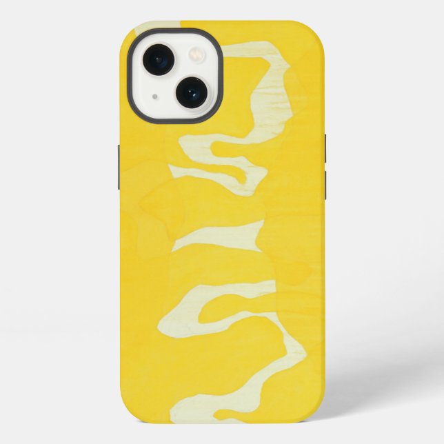 Yellow journey iPhone case (Back)