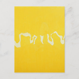 Yellow journey postcard