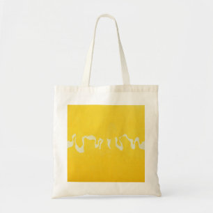 Yellow journey tote bag
