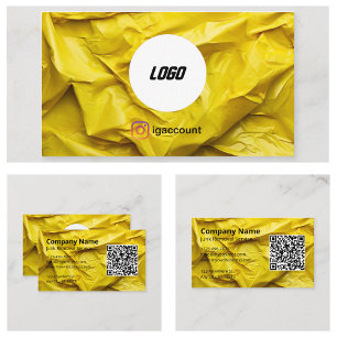 Yellow Junk Removal Business Card