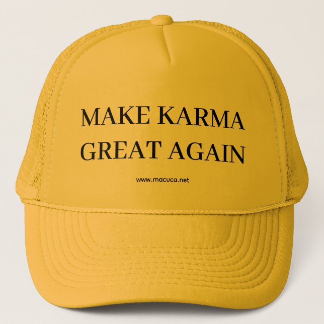 Yellow karma hat (Front)