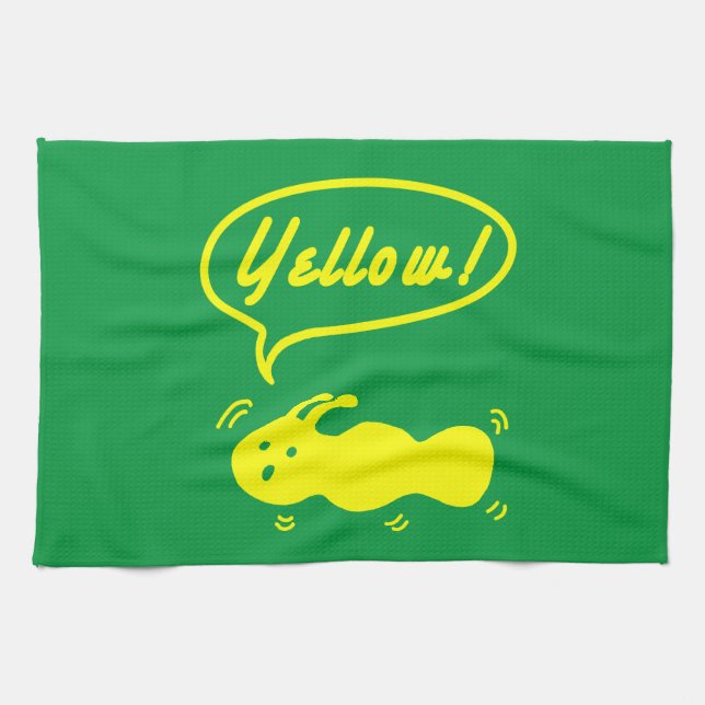 Yellow! Kitchen Towel (Horizontal)