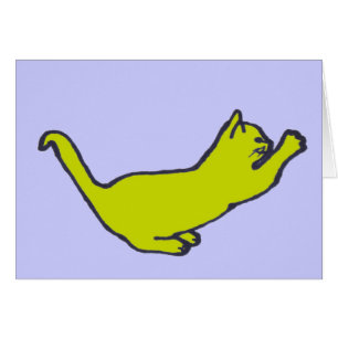 Yellow Kitty card