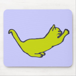 Yellow Kitty mousepad