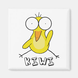 Yellow Kiwi Magnet