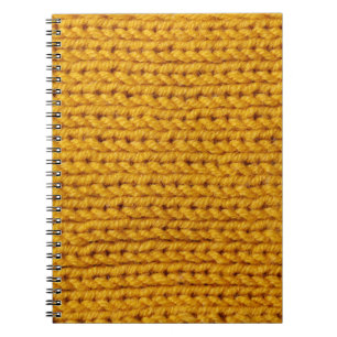 Yellow knitted wool, high-resolution texture. notebook