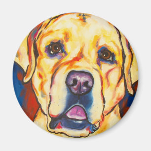 Yellow Lab 2 Magnet