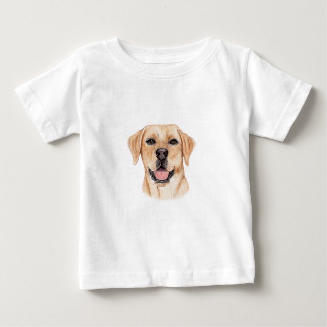 Yellow Lab Baby T-Shirt (Front)