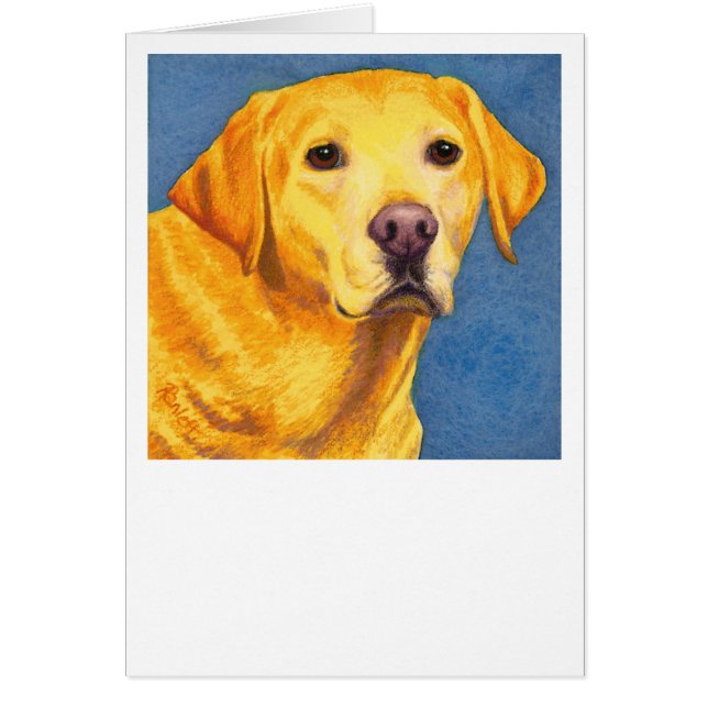 Yellow Lab Card - "Mixsy" (Front)