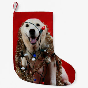 Yellow lab Christmas Small Christmas Stocking