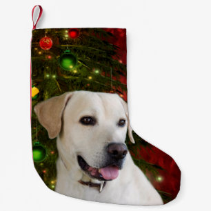 Yellow lab Christmas Small Christmas Stocking