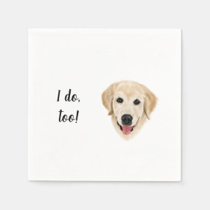 Yellow Lab Cocktail Napkins