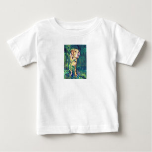 Yellow Lab Creek Painting T-Shirt for Kids