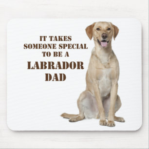 Yellow Lab Dad Mousepad