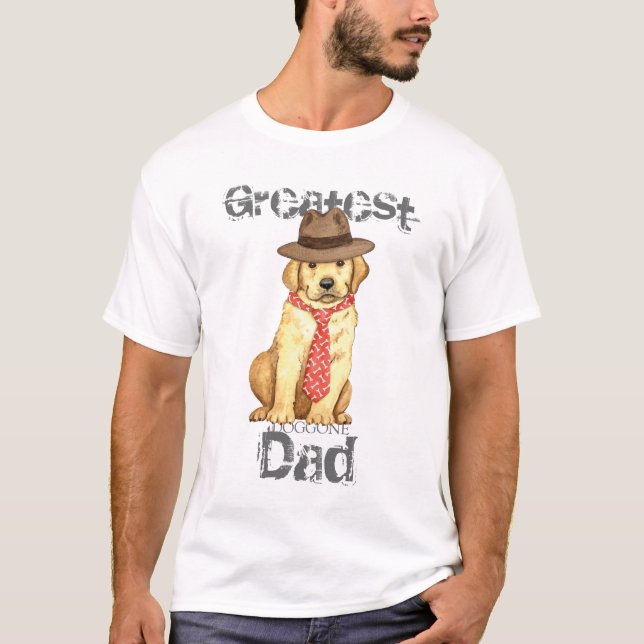 Yellow Lab Dad T-Shirt (Front)