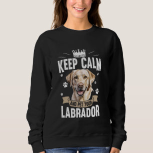 Yellow Lab Dog Labrador Retriever Sweatshirt