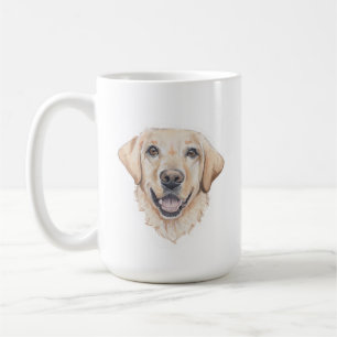 Yellow Lab Dog Mug 15 oz