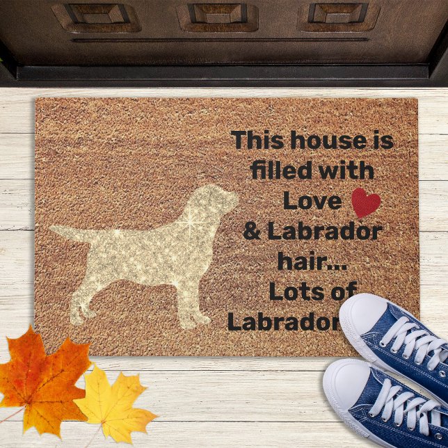 Yellow Lab Funny Dog Rustic Coir Entry Labrador Do Doormat (Creator Uploaded)