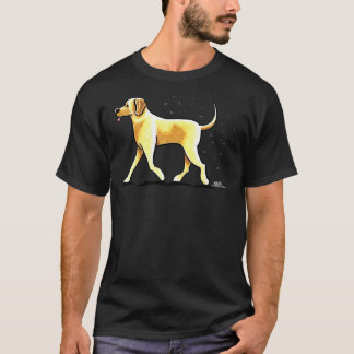 Yellow Lab Hairy Wake Fitted T-Shirt