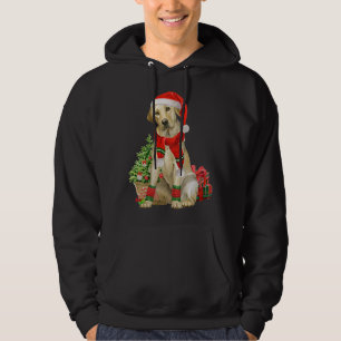 Yellow Lab Labrador Christmas Tree Dog Lover Xmas Hoodie